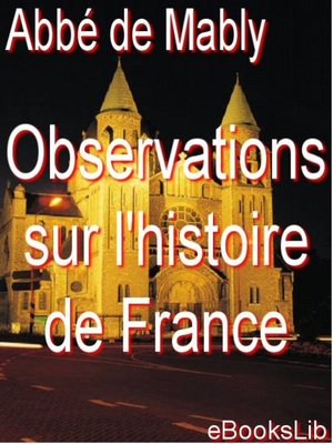 cover image of Observations sur l'histoire de France